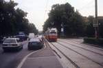 Wien WVB SL D (E1 4544) Heiligenstdter Strasse / 12. Februar-Platz im August 1994.