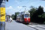 Wien WVB SL 65 (E2 4089) Knllgasse / Quellenstrasse im August 1994.