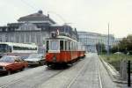 Wien WTM M 4078 + k? - k2 3487 (Sonderfahrt) Lothringerstrasse am 14. Oktober 1979.