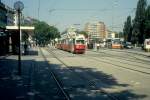 Wien Wiener Linien SL 21 (E1 4770) Schwedenplatz im Juli 2005.