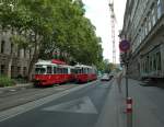 Wien Wiener Linien SL 37 (E1 4739) / SL 42 (E1 4844) Währinger Strasse am 5.