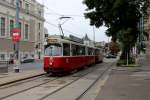 Wien Wiener Linien SL 1 (E2 4008) Uraniastrasse am 11.