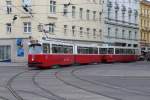 Wien Wiener Linien SL D (E2 4074) Porzellangasse / Alserbachstrasse / Julius-Tandler-Platz am 10. Juli 2014.