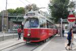 Wien Wiener Linien SL 41 (E2 4032 + c5 1432) Gentzgasse / S-Bhf Gersthof am 10. Juli 2014.
