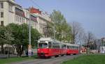 E1 4512 + c3 1261 als Linie 6 am Margaretengürtel, 16.04.2015