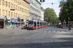 Wien WL SL 40 (B1 754) Währinger Strasse / Nussdorfer Strasse (Hst. Spitalgasse / Währinger Strasse) am 2. Mai 2015.