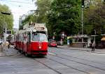 Wien WL SL 41 (E2 4029) Währinger Strasse / Nussdorfer Strasse am 2. Mai 2015.