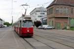 Wien WL SL 71 (E2 4313 + c5 1513) Simmeringer Hauptstrasse / Betriebsbahnhof Simmering am 1.