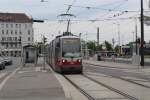 Wien WL SL D (B1 765) Arsenalstraße (Hst. Quartier Belvedere) am 1. Mai 2015.