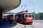 Wien WVB SL 60/62 (SGP L4 522 (Bj 1961) + Gräf&Stift l3 1833 (Bj 1961) + l3) Hietzing, Kennedybrücke am 15.