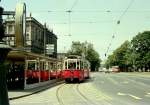 Wien WVB SL T (B 55 (SGP 1951) + b) Burgring / Opernring am 18.