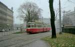 Wien Wiener Verkehrsbetriebe SL 9 (D1 4315, Gräf&Stift 1960) Mariahilfer Gürtel (Endstation) am 3. November 1975. - Scan von einem Farbnegativ. Film: Kodacolor II. Kamera: Kodak Retina Automatic II.