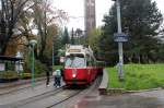 Wien Wiener Linien SL 41 (E2 4032 + c5 1432) Max-Schmidt-Platz (Endstation Pötzleinsdorf) am 15.