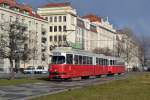 E1 4528 + c3 1273 als Linie 6 bei der Haltestelle Margaretengürtel, 03.04.2015