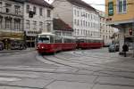 Wien Wiener Linien SL 31 (E1 4782 + c4 1342) Floridsdorf, Brünner Straße / Am Spitz / Schlosshofer Straße am 15. Februar 2016.