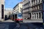 Wien Wiener Linien SL 71 (B 647) Wipplingerstraße / Schottenring am 20. Februar 2016.