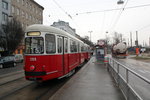 Wien Wiener Linien SL 5 (c4 1359) Leopoldstadt, Nordbahnstraße am 17. Februar 2016.