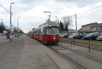 Wien Wiener Linien SL 6 (E2 4302 + c5 1502) Simmering, Simmeringer Hauptstraße / Zentralfriedhof 2. Tor.