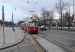 Wien Wiener Linien SL 71 (E2 4074 + c5 15xx) Innere Stadt, Dr.-Karl-Renner-Ring / Parlament am 24. März 2016.