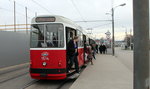 Wien Wiener Linien Straßenbahn: Wagentypen in Betrieb im Feber / Februar 2016: Großraumbeiwagen c5.