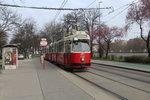 Wien Wiener Linien SL 1 (E2 4020) Innere Stadt, Franz-Josefs-Kai (Hst.