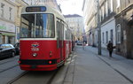 Wien Wiener Linien SL 1 (c5 1508 + E2 4308) Landstraße, Löwengasse am 20.