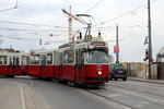 Wien Wiener Linien SL 6 (E2 4307 + c5 1507) Favoriten, Gudrunstraße / Absberggasse am 23. März 2016.