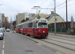 Wien Wiener Linien SL 6 (E1 4521 + c4 1372) Simmering, Lichnovskygasse am 22.
