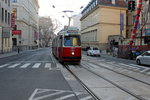 Wien Wiener Linien SL 71 (E2 4307 + c5 1507) Landstraße, Rennwag / Jacquingasse am 20. März 2016.