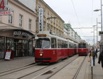 Wien Wiener Linien SL 71 (E2 4089 / c5 1500) Simmering, Simmeringer Hauptstraße (Hst. Zippererstraße) am 15. Februar 2016.
