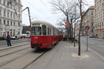 Wien Wiener Linien SL 43 (c4 1356) Universitätsstraße am 16. Februar 2016.