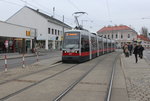 Wien Wiener Linien SL 26 (B 682) Floridsdorf (21. (XXI) Bezirk, Strebersdorf, Rußbergstraße am 21. März 2016.
