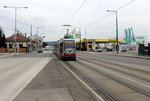 Wien Wiener Linien SL 26 (B 663) Floridsdorf (XXI, 21. Bezirk), Prager Straße / Autokaderstraße am 21. März 2016.