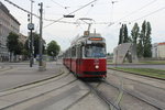 Wien Wiener Linien SL 31 (E2 4066) Innere Stadt (I, 1. Bezirk), Franz-Josefs-Kai / Schottenring am 25. Juli 2016.