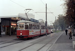 Wien WVB SL 331 (F 722) I, Innere Stadt, Franz-Josefs-Kai (Endstation U-Bahnstation Schottenring (Einstiegstelle)) im Oktober 1978. - Scan von einem Farbnegativ. Film: Kodak Kodacolor (Safety Film 5075). Kamera: Minolta SRT-101.