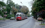 Wien WVB SL 2 (E1 4504) XVII, Hernals, Dornbach, Alszeile im Juli 1982.