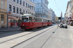 Wien Wiener Linien SL 49 (E1 4558 + c4 1370) XV, Rudolfsheim-Fünfhaus, Märzstraße (Hst.