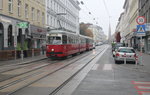 Wien Wiener Linien SL 49 (E1 4530 + c4 1365) XV, Rudolfsheim-Fünfhaus, Märzstraße / Beingasse am 19.