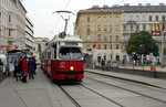 Wien Wiener Linien SL 5 (E1 4792 + c4 1303) IX, Alsergrund, Alserbachstraße / Julius-Tandler-Platz (Hst.