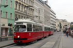 Wien Wiener Linien SL 5 (E1 4792 + c4 1303) IX, Alsergrund, Alserbachstraße / Julius-Tandler-Platz (Hst. Franz-Josefs-Bahnhof) am 17. Oktober 2016.