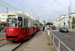 Wien Wiener Linien SL 30 (c4 1328 (Bombardier-Rotax 1975) + E1 4786 (SGP 1972)) XXI, Floridsdorf, Brünner Straße / Hanreitergasse am 21.