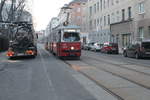 Wien Wiener Linien SL 5 (E1 4743) XX, Brigittenau, Rauscherstraße am 13.