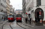 Wien Wiener Linien SL D (E2 4016 / c5 1419 + E2 4019) IX, Alsergrund, Schlickgasse am 17.