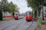 Wien Wiener Linien SL 6 (E2 4313 + c5) / SL 58 (c5 1451 (+ E2 4068)) Neubaugürtel / Europaplatz / Mariahilfer Straße am 25.