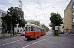 Wien Wiener Linien SL 43 (c4 1359 + E1 4859) XVII, Hernals, Hernalser Hauptstraße / Paschinggasse am 5. August 2010. - Scan eines Farbnegativs, Film: Kodak FB 200-7. Kamera: Leica C2.