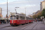 Wien Wiener Linien SL D (E2 4026 + c5 14xx) I, Innere Stadt, Franz-Josefs-Kai / Schwedenplatz am 19.