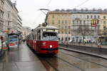 Wien Wiener Linien SL 5 (E1 4781 + c4 1316) IX, Alsergrund, Julius-Tandler-Platz (Hst.