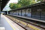 Die Bahnsteige im U-Bahnhof Wien Sch�nbrunn, am 27.07.2026.