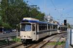 Tw.116 + 403 am Wiedner Gürtel an der Abzweigstelle der Linie O nach Favoriten. (13.04.2024)