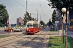 TW 4692 auf der Linie N der Wiener Straßenbahn, 15.08.1984